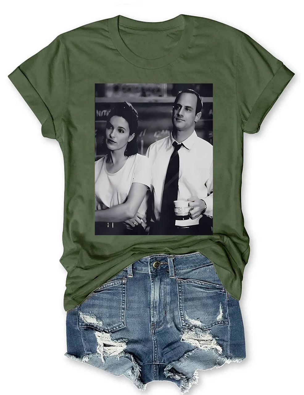 Elliot Stabler And Olivia Benson T-Shirt