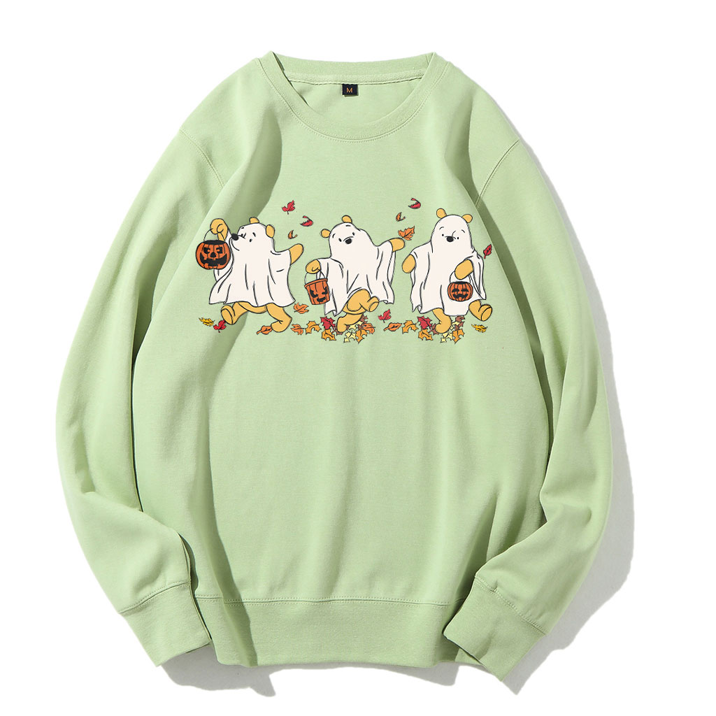 Retro Pooh Ghost Halloween Sweatshirt