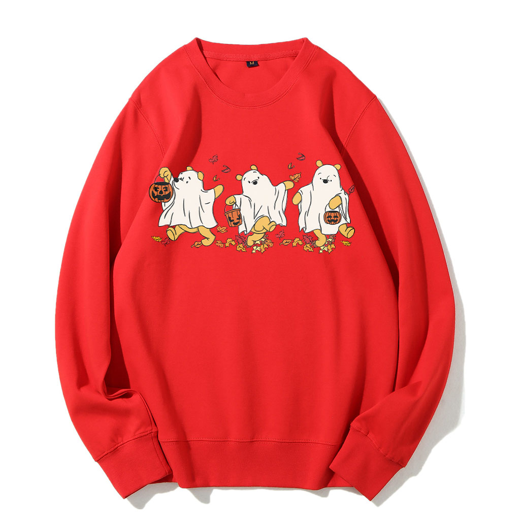 Retro Pooh Ghost Halloween Sweatshirt