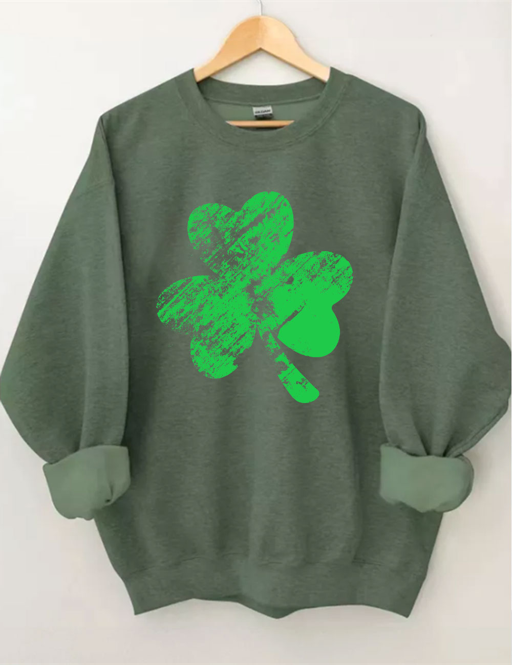 Retro Shamrock  Sweatshirt