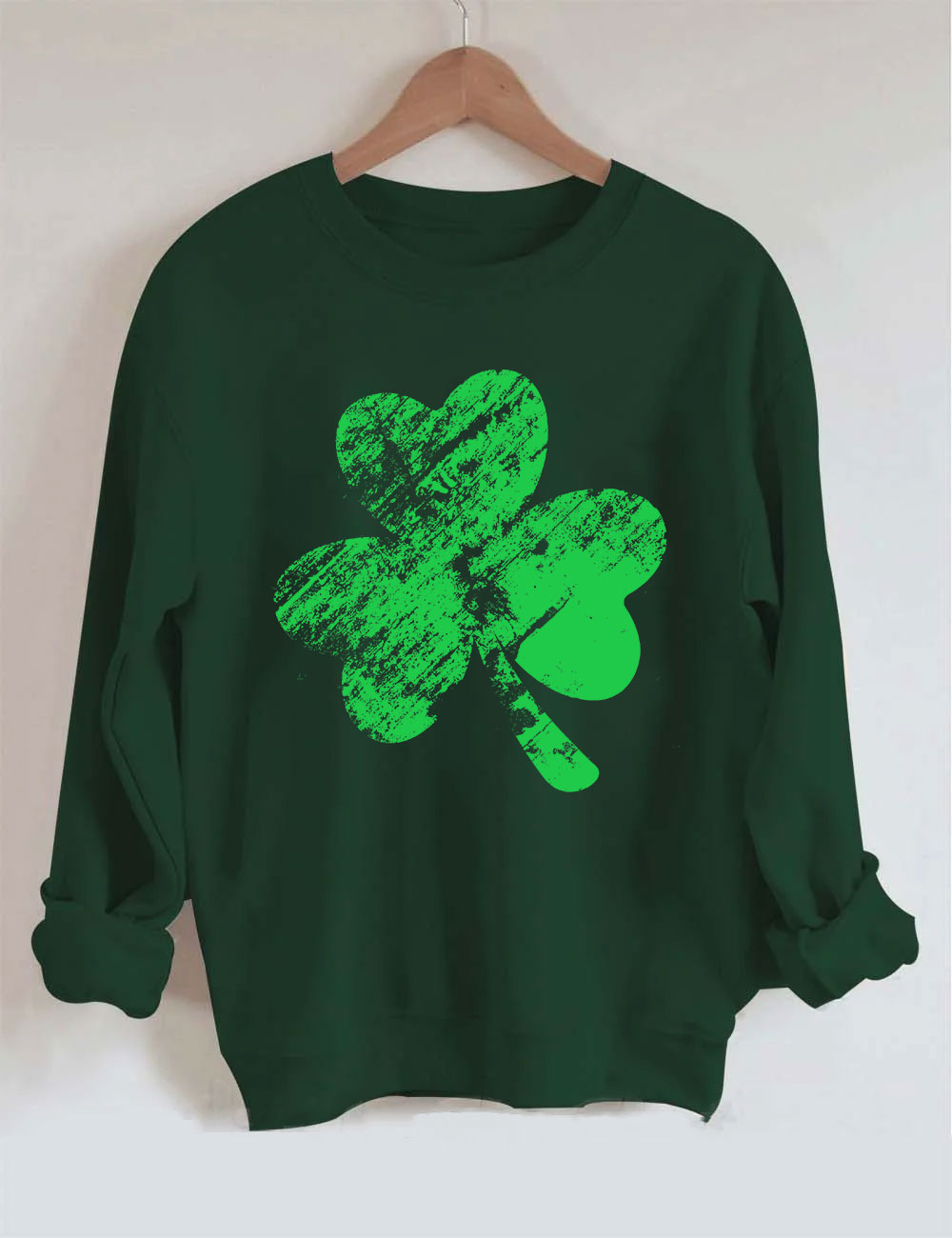 Retro Shamrock  Sweatshirt