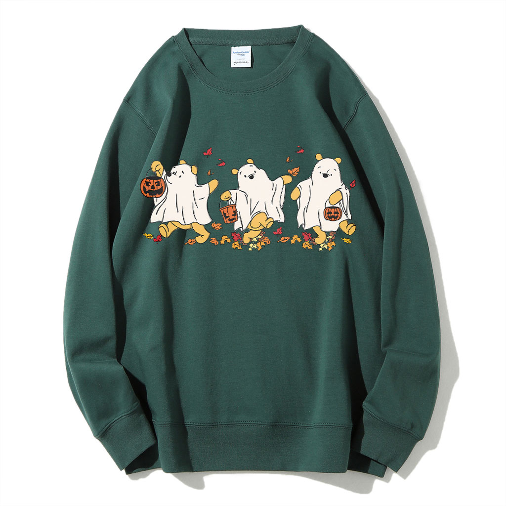 Retro Pooh Ghost Halloween Sweatshirt