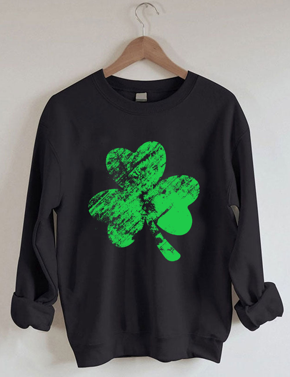 Retro Shamrock  Sweatshirt
