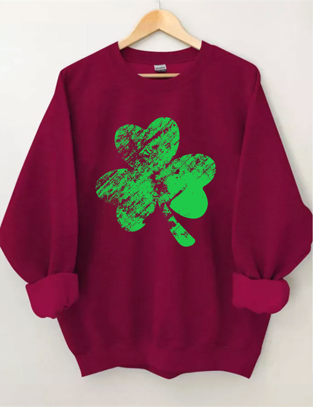 Retro Shamrock  Sweatshirt