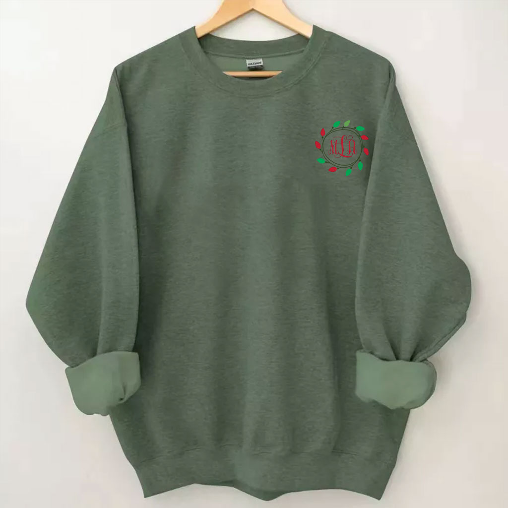 Monogram Christmas Sweatshirt