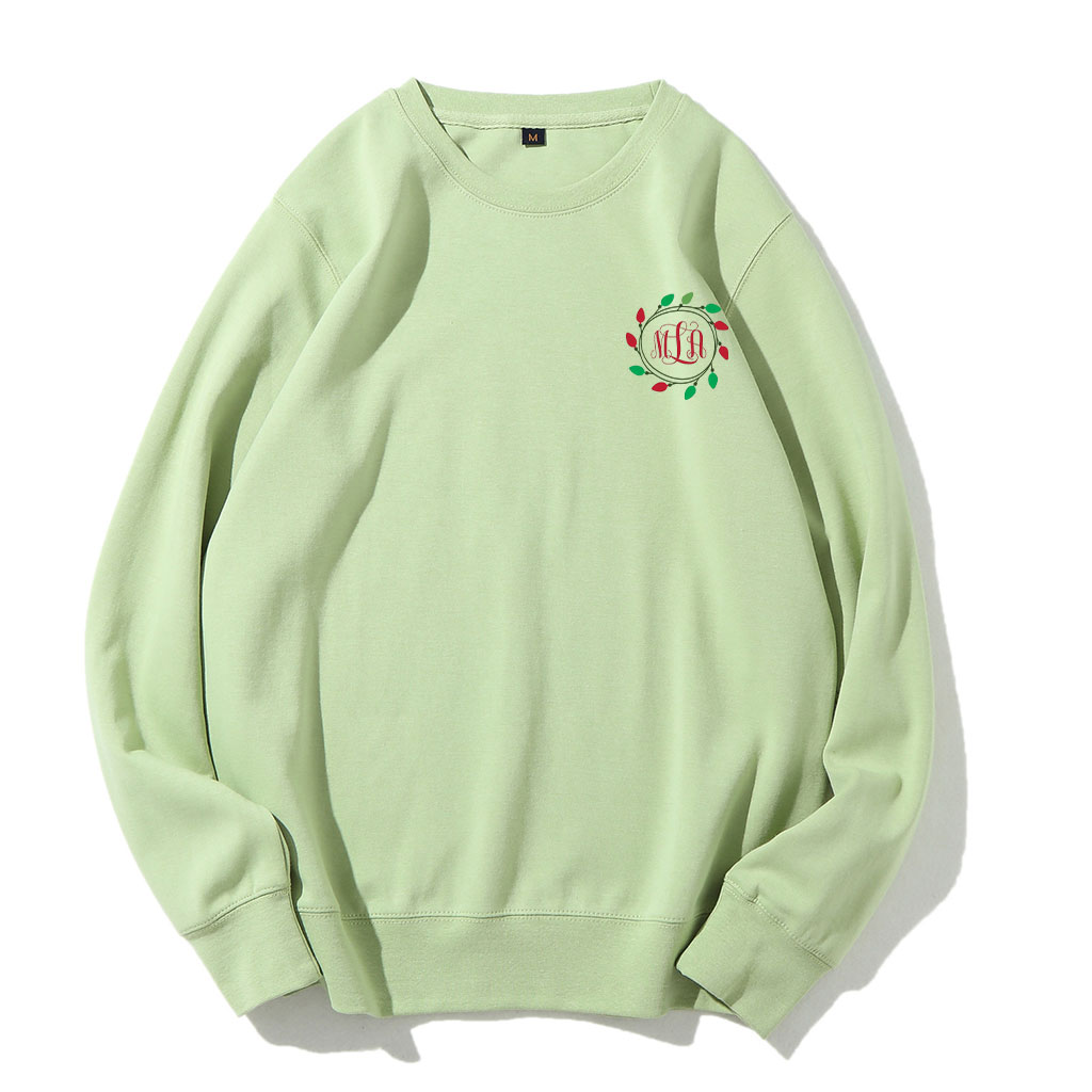 Monogram Christmas Sweatshirt