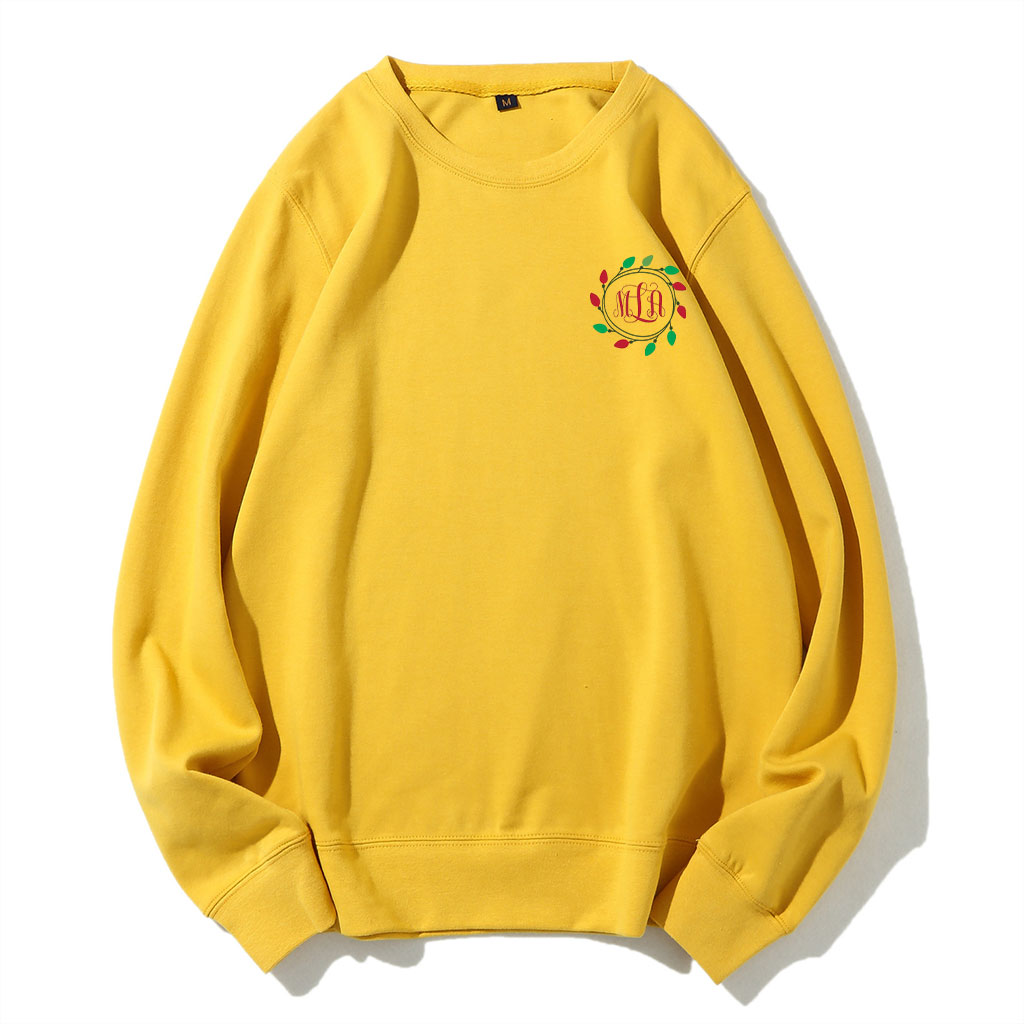 Monogram Christmas Sweatshirt