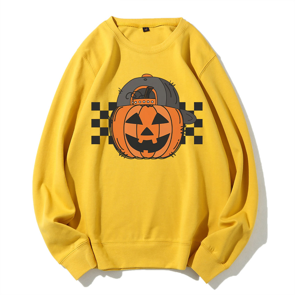 Pumpkin Dude Toddler Funny Sweatshirt