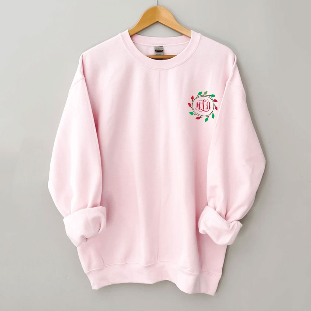 Monogram Christmas Sweatshirt