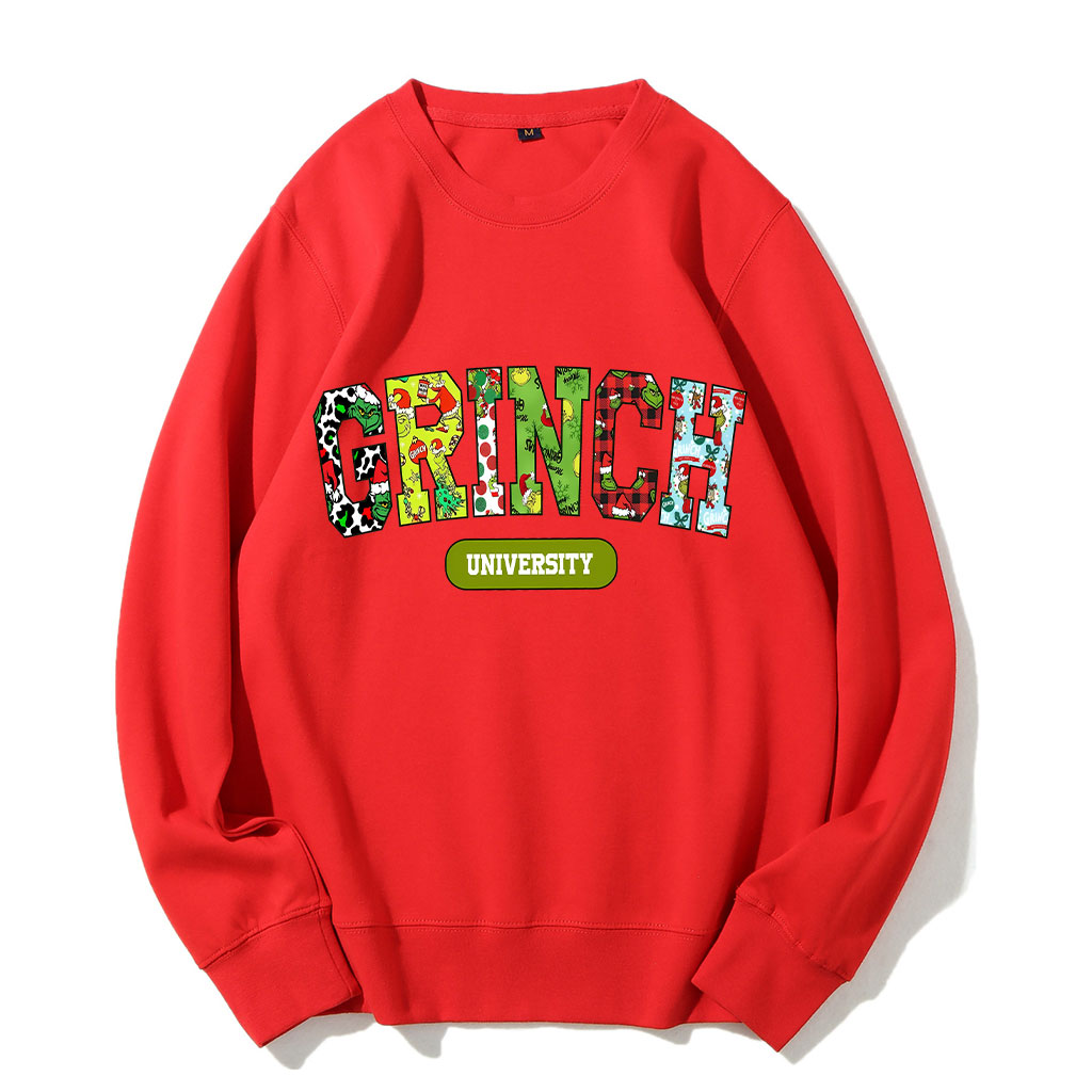 Grinch University Christmas Funny Sweatshirt