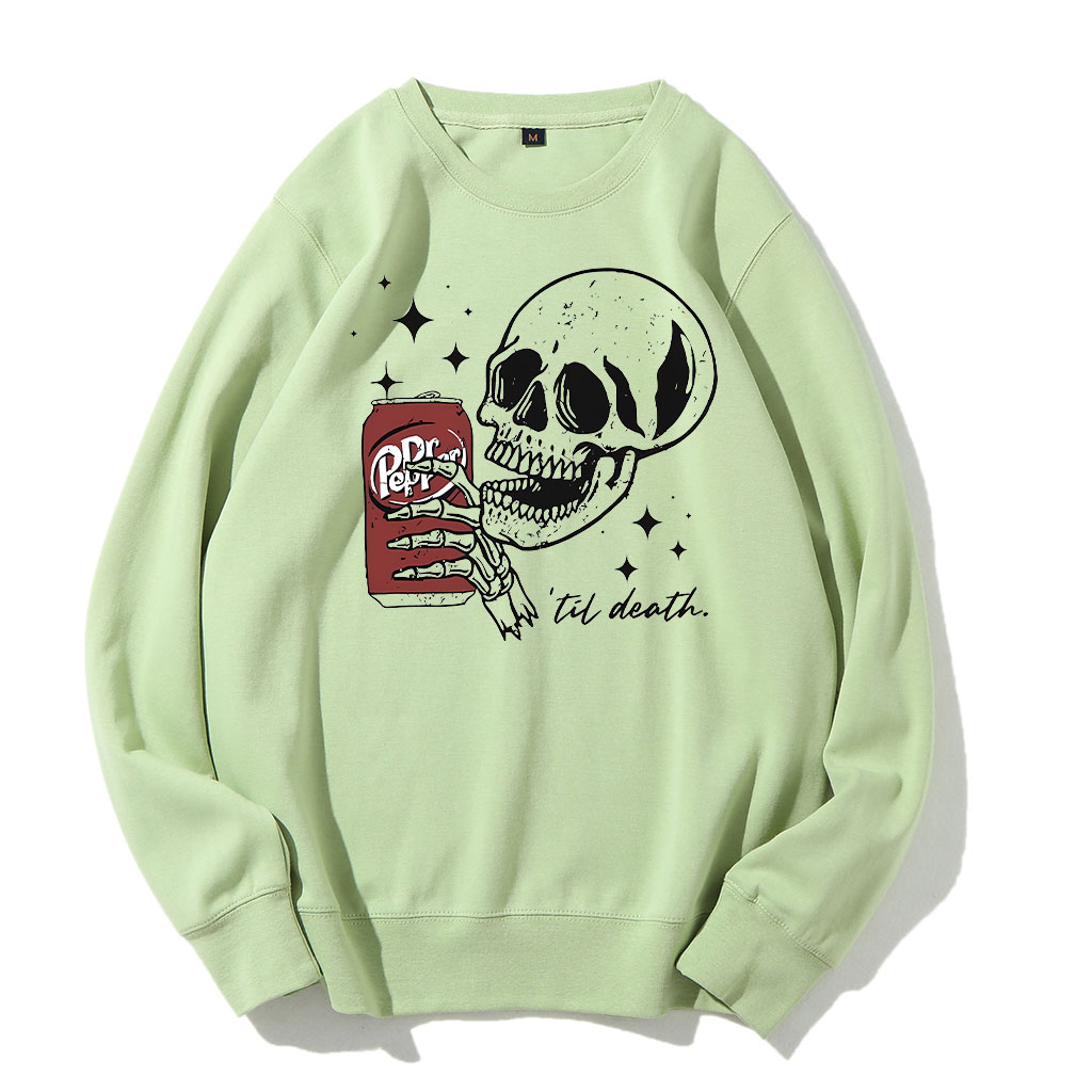 Till Death Dr. Pepper Skeleton Sweatshirt