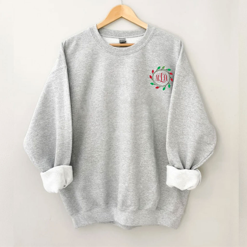 Monogram Christmas Sweatshirt