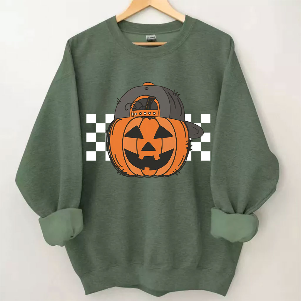 Pumpkin Dude Toddler Funny Sweatshirt