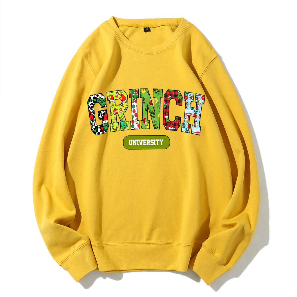 Grinch University Christmas Funny Sweatshirt
