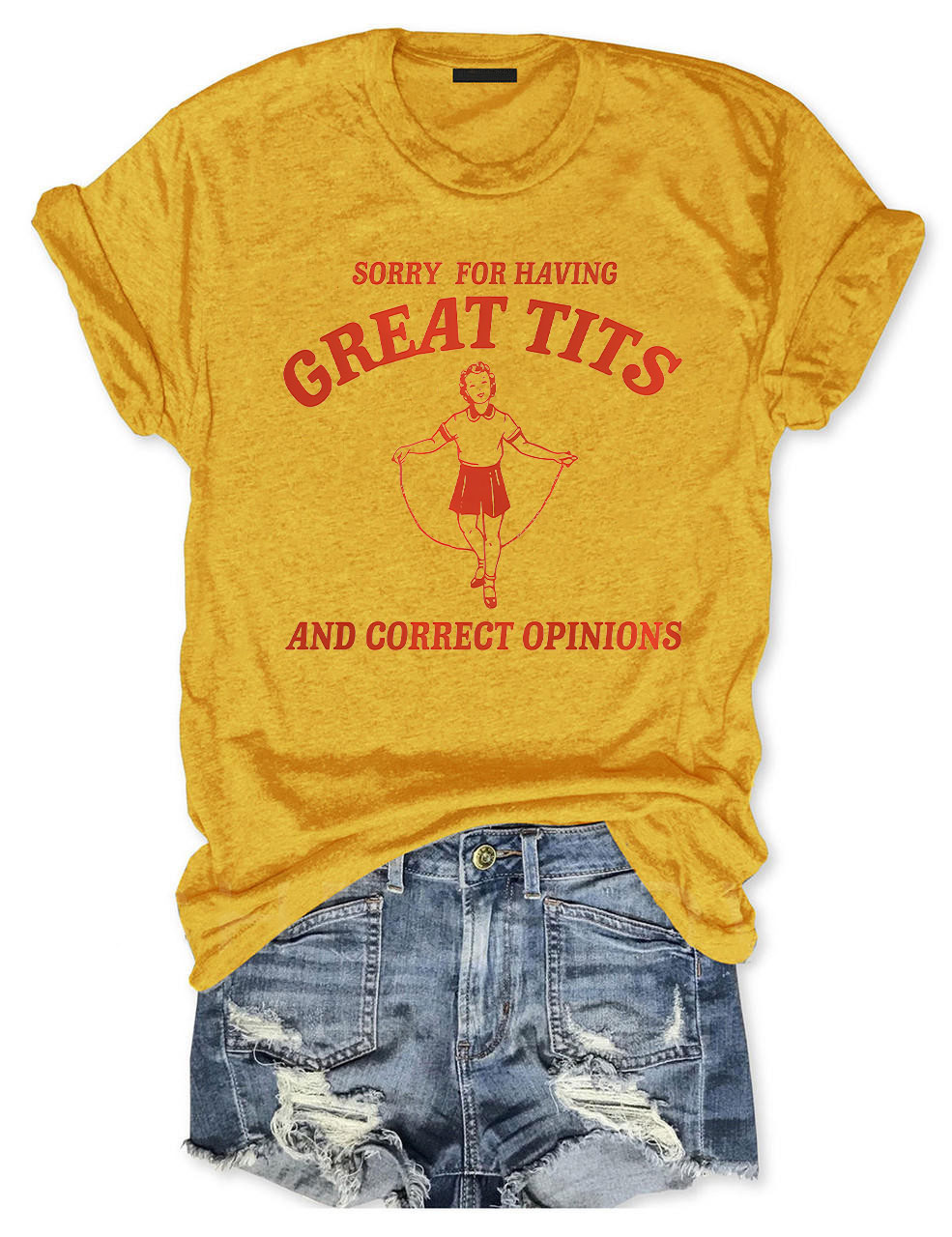 Sorry For Having Great Tits T-shirt