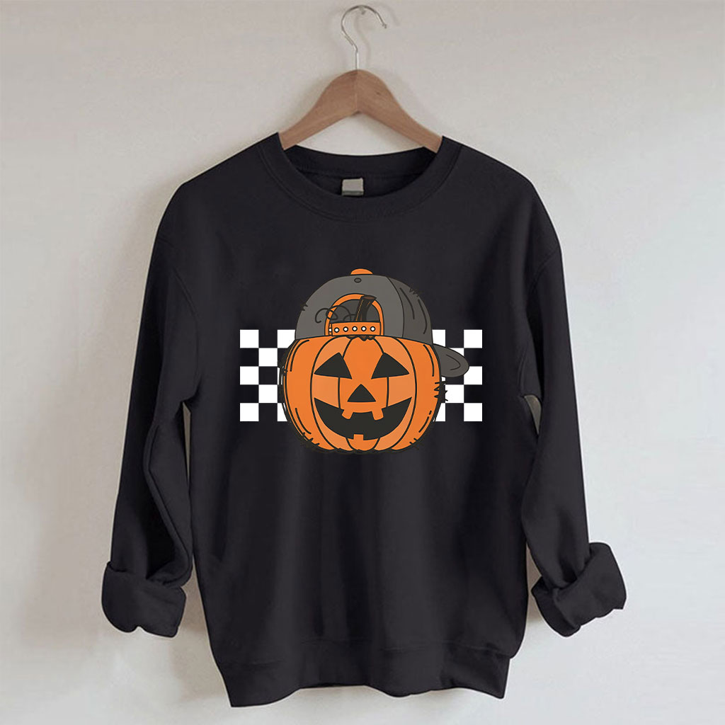 Pumpkin Dude Toddler Funny Sweatshirt
