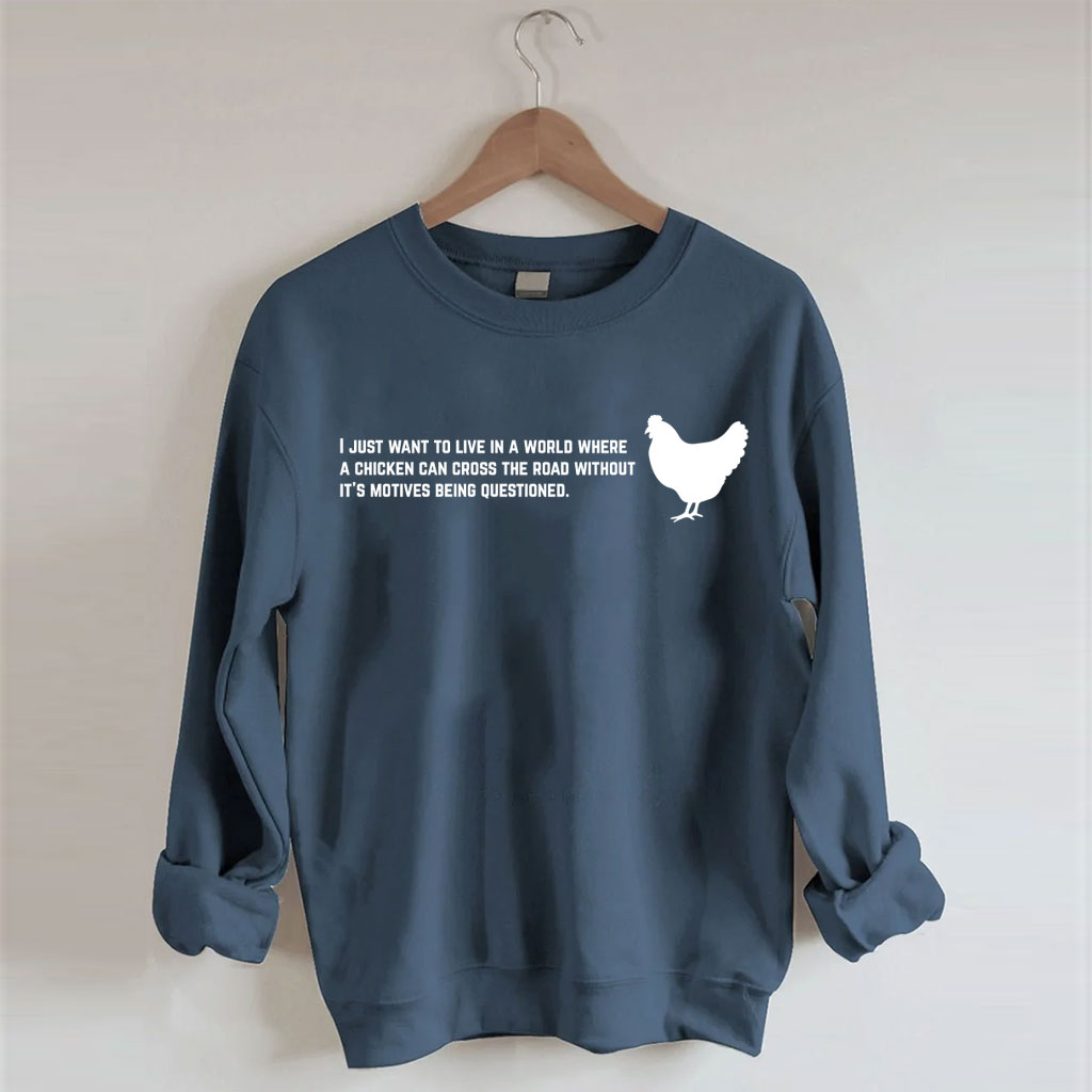 Funny Farmer Chicken Sweatshirt