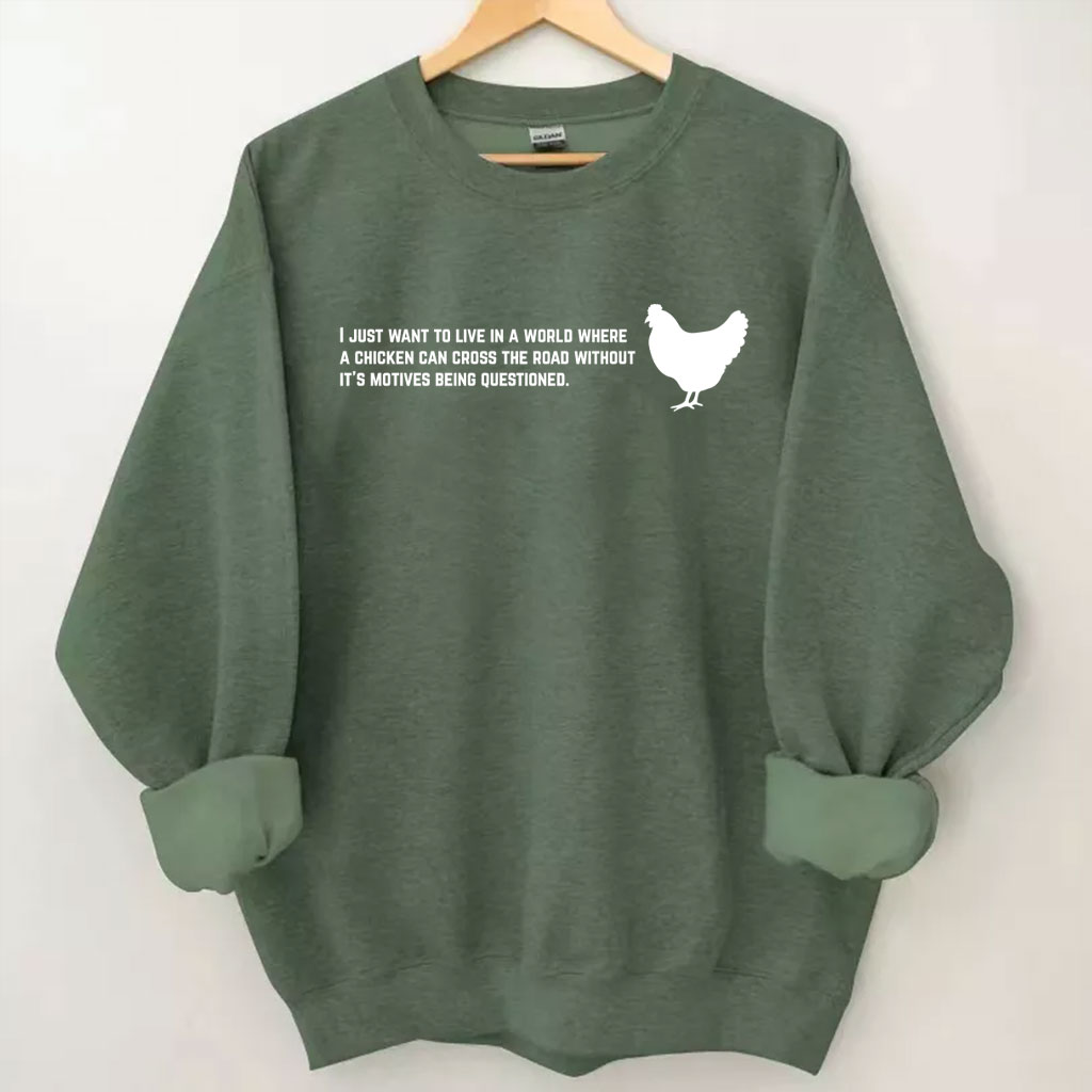 Funny Farmer Chicken Sweatshirt