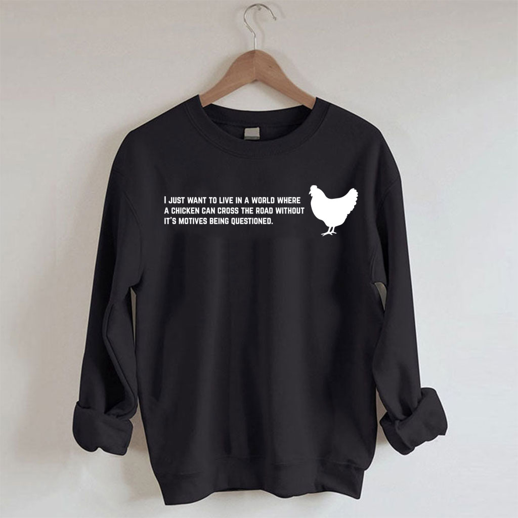 Funny Farmer Chicken Sweatshirt