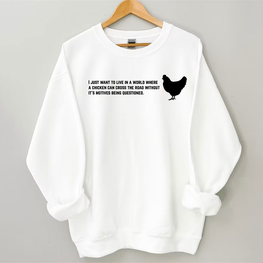 Funny Farmer Chicken Sweatshirt