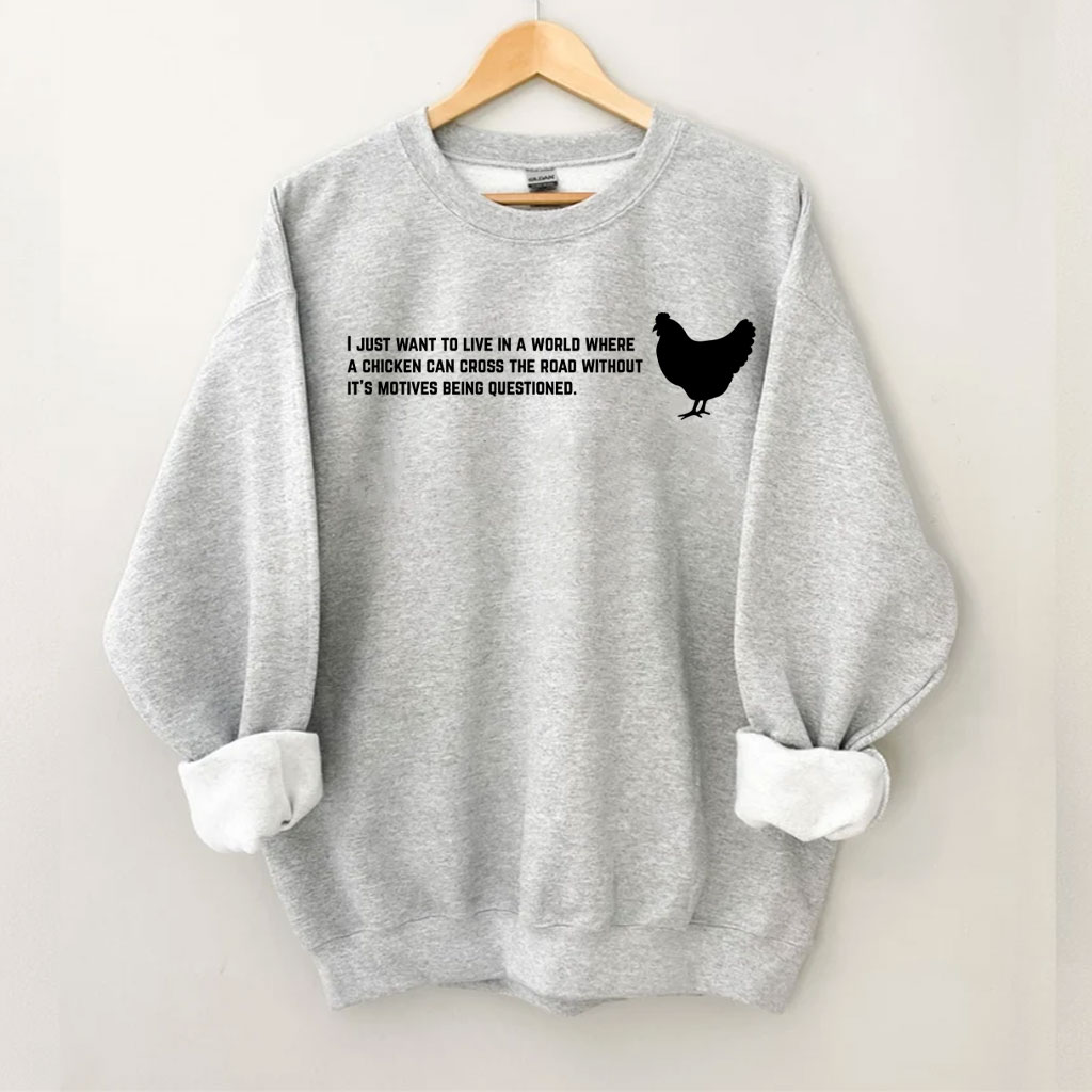 Funny Farmer Chicken Sweatshirt