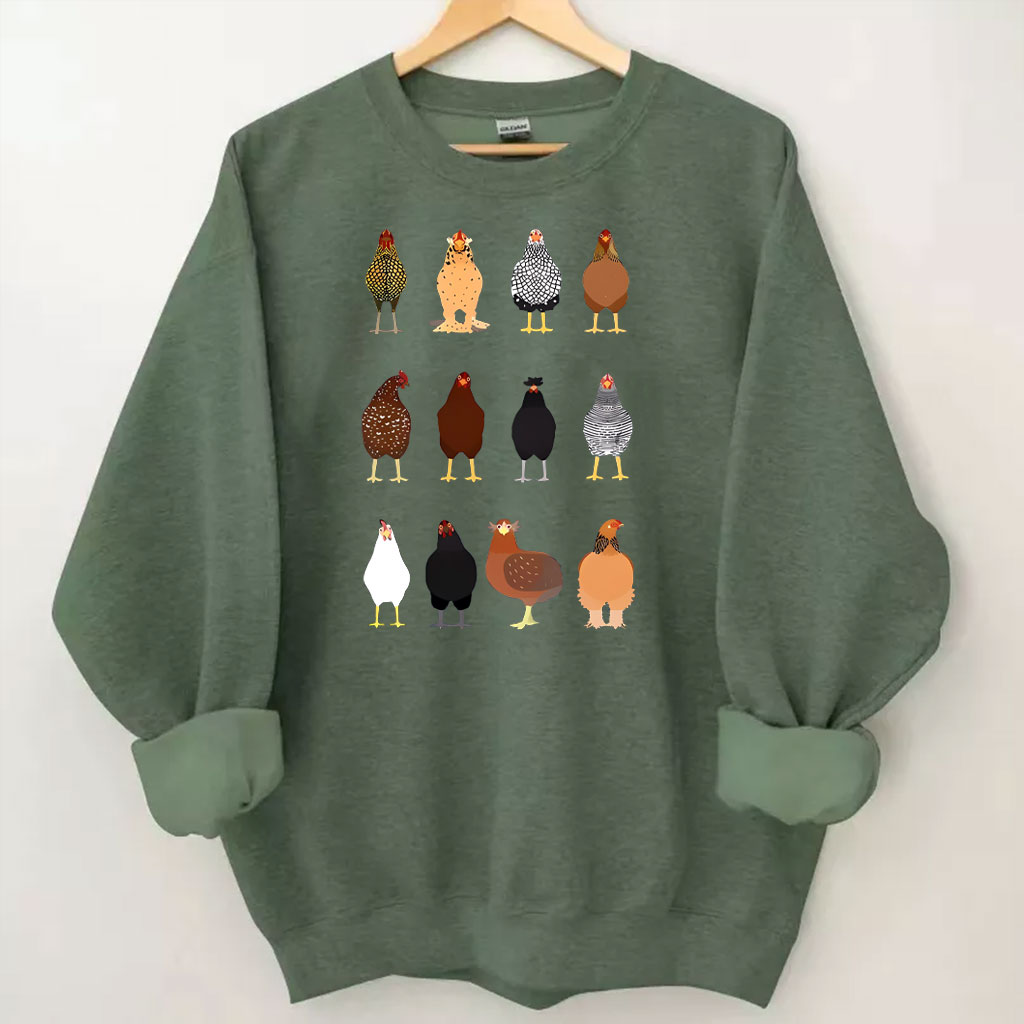 Funny Chickens Sweatshirt