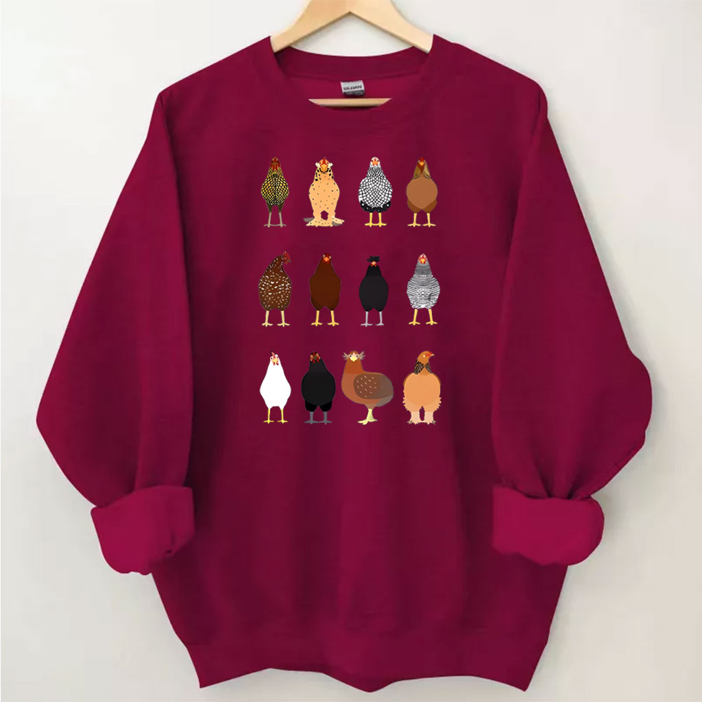 Funny Chickens Sweatshirt