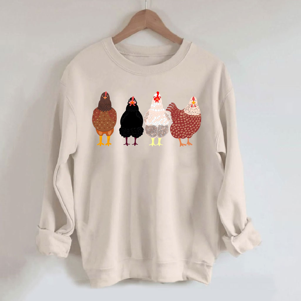 Funny Chickens Sweatshirt