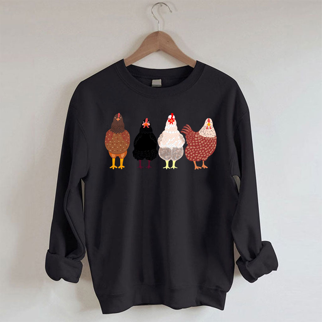 Funny Chickens Sweatshirt