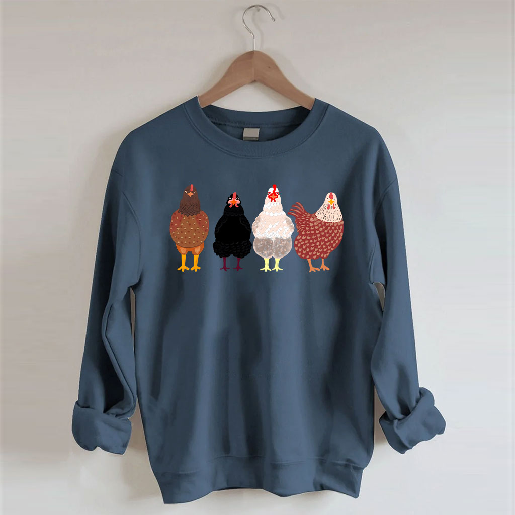 Funny Chickens Sweatshirt