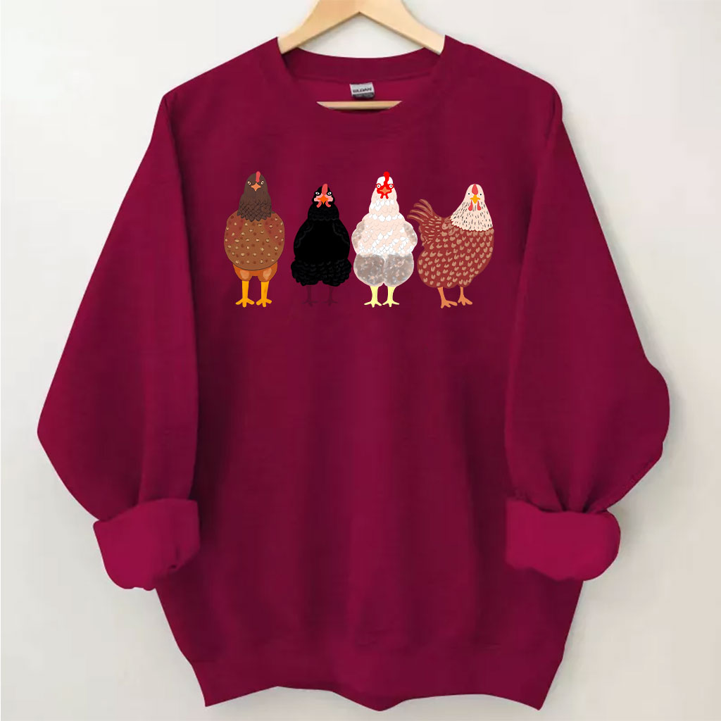 Funny Chickens Sweatshirt