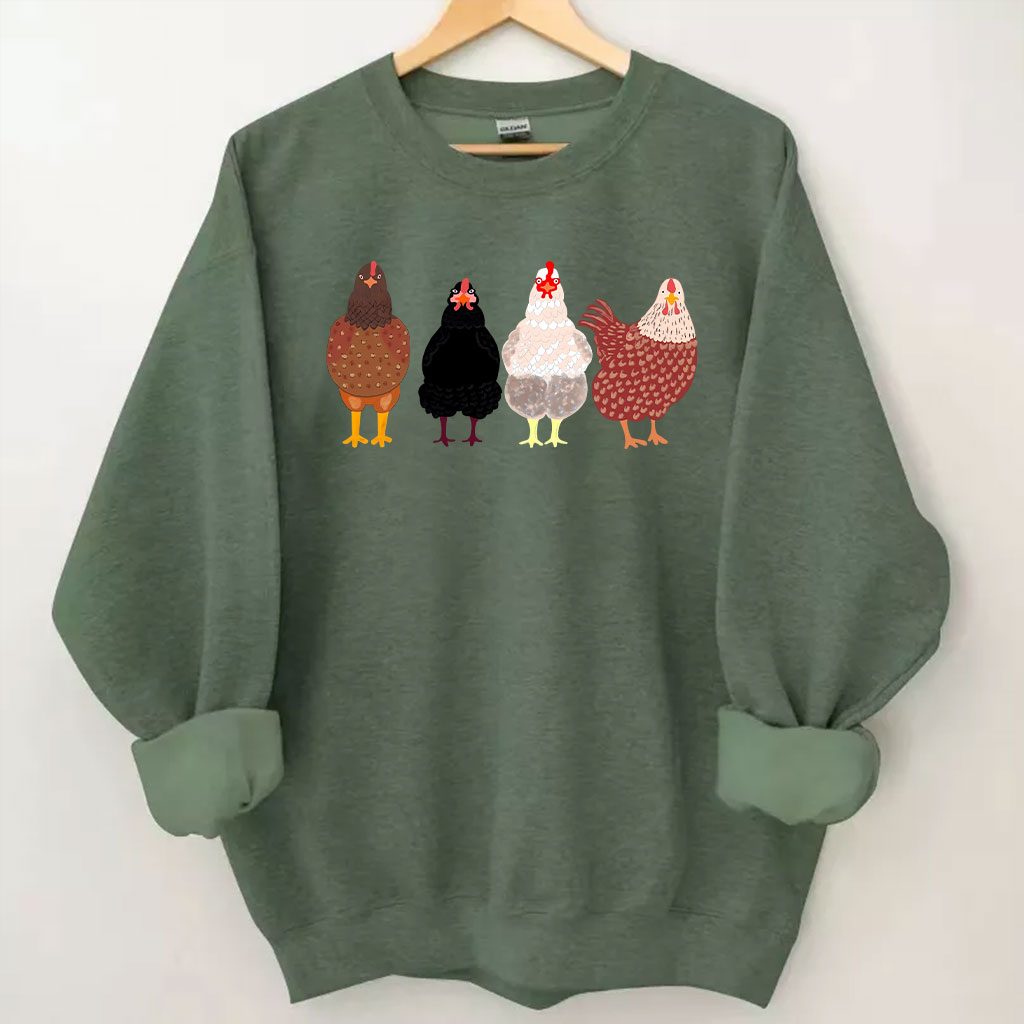 Funny Chickens Sweatshirt