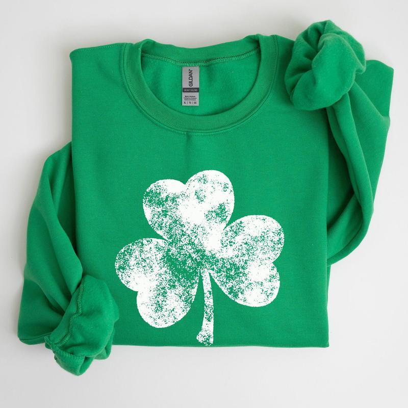 Vintage Shamrock, St Patrick's Day Sweatshirt