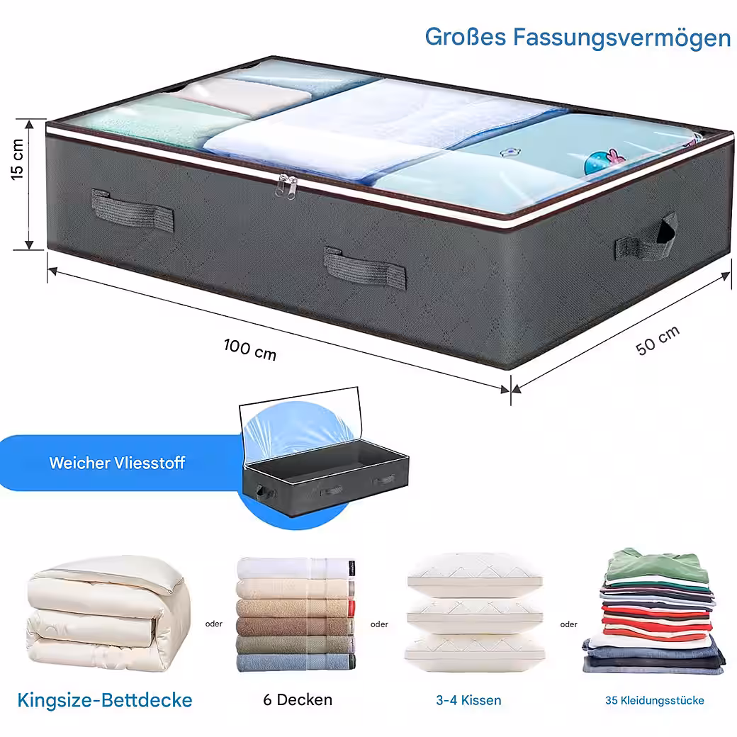 Unterbettkommode Unterbett Aufbewahrungsbox Aufbewahrungstasche Unterbett Aufbewahrung