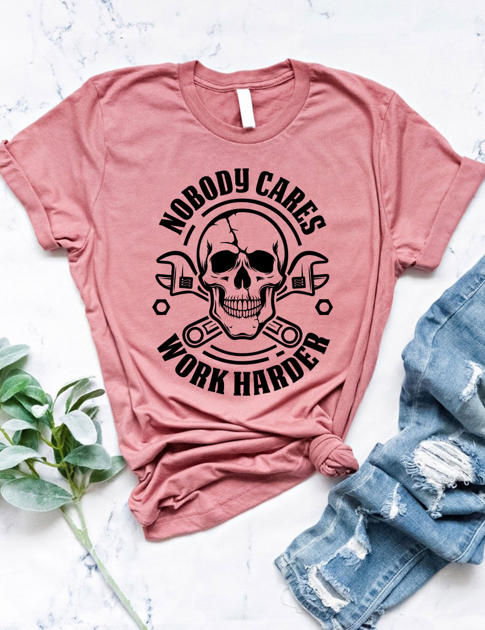Nobody Cares Work Harder With Kull T-Shirt