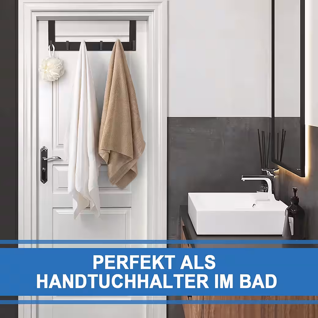 Ohne bohren Türhaken zum Einhängen, Kleider- & Handtuchhaken