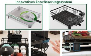 Innovatives Entw&auml;sserungssystem mit 360&deg; drehbarem Ablaufroh