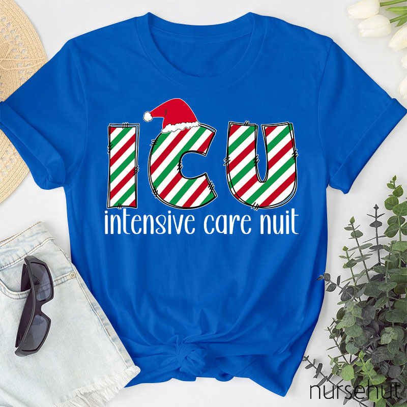 Personalized Department Christmas Nurse T-Shirt