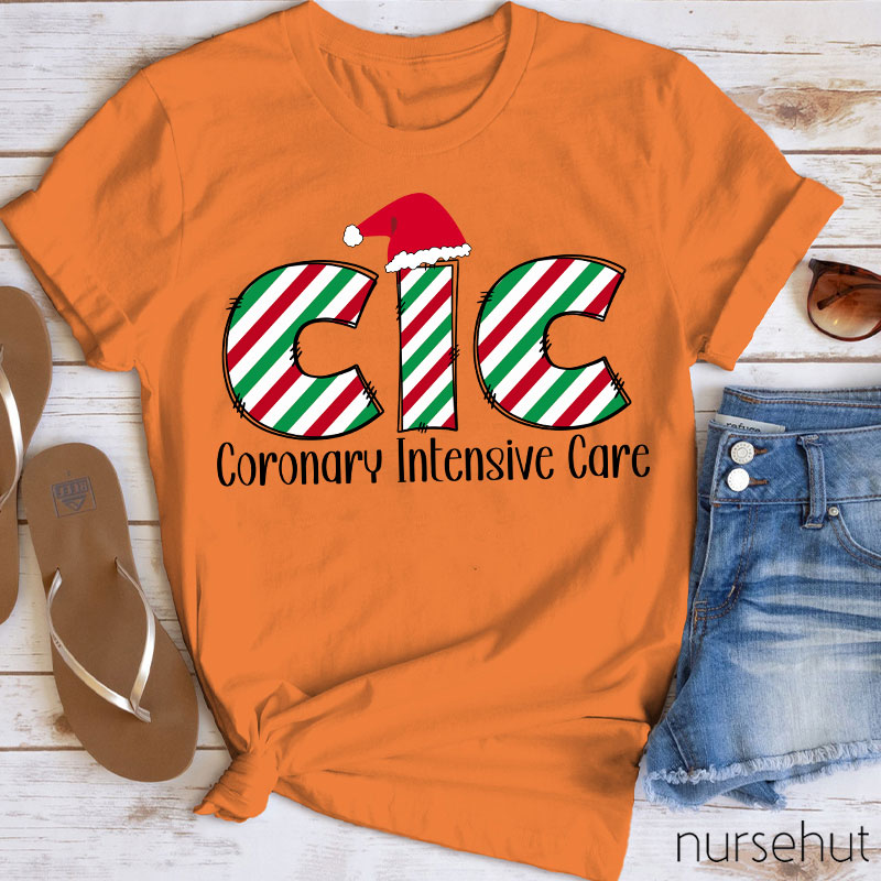 Personalized Department Christmas Nurse T-Shirt