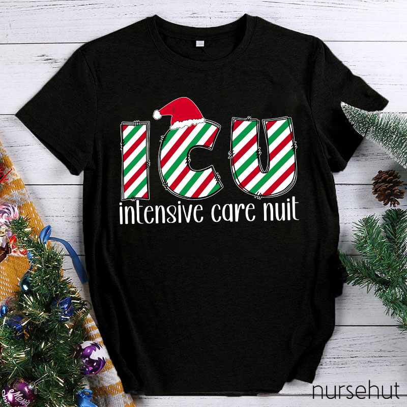 Personalized Department Christmas Nurse T-Shirt