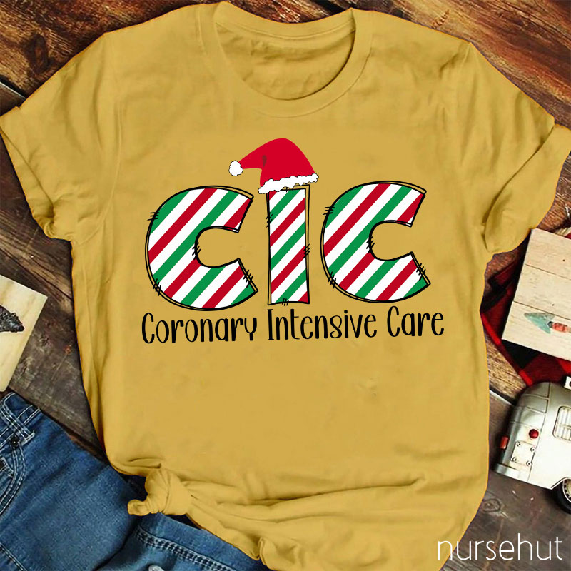 Personalized Department Christmas Nurse T-Shirt