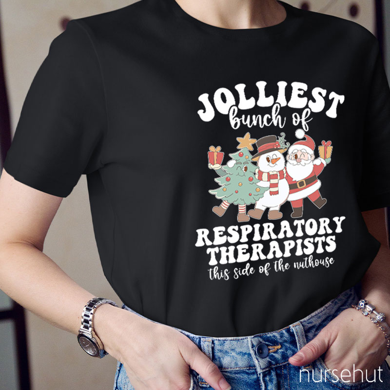Personalized Jolliest Bunch Of  Nurse T-Shirt