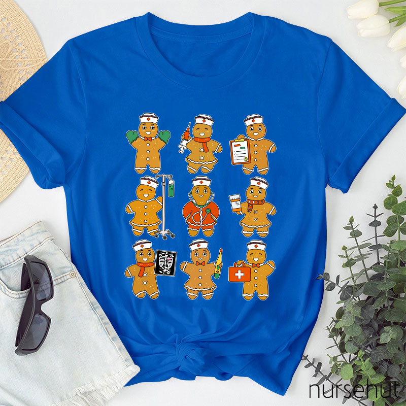 Gingerbread Man Nurse T-Shirt
