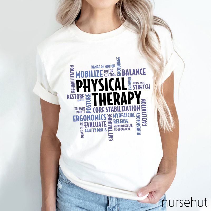 Physical Therapy Ergonomics Mobilize Nurse T-Shirt