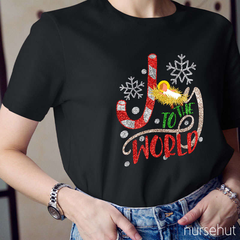 Jolly To The World Nurse T-Shirt