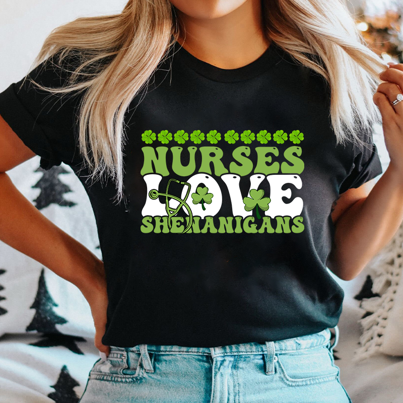 Nurse Love Shenanigans Nurse T-Shirt