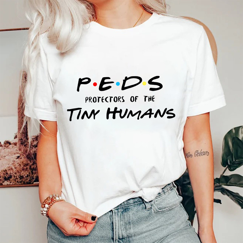 Peds Protectors Of The Tiny Human Nurse T-Shirt