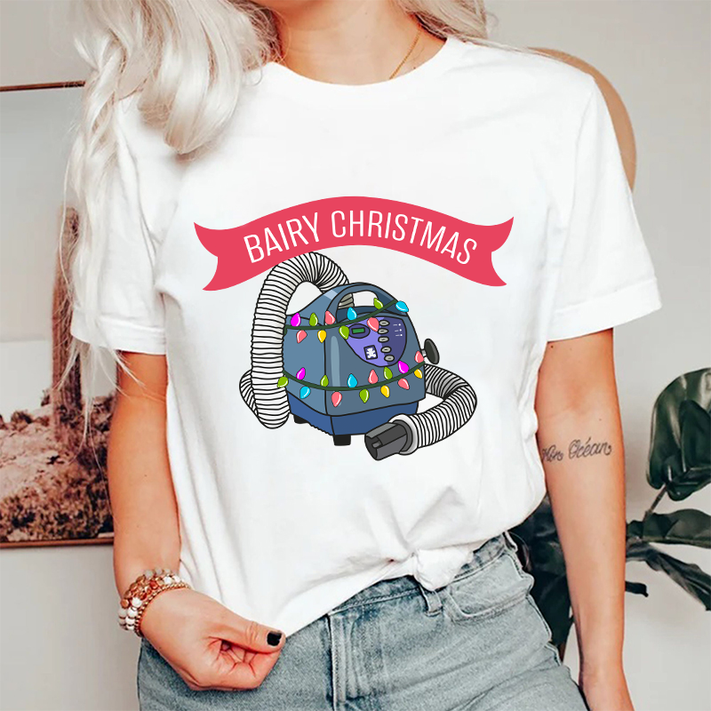 Bairy Christmas Nurse T-Shirt