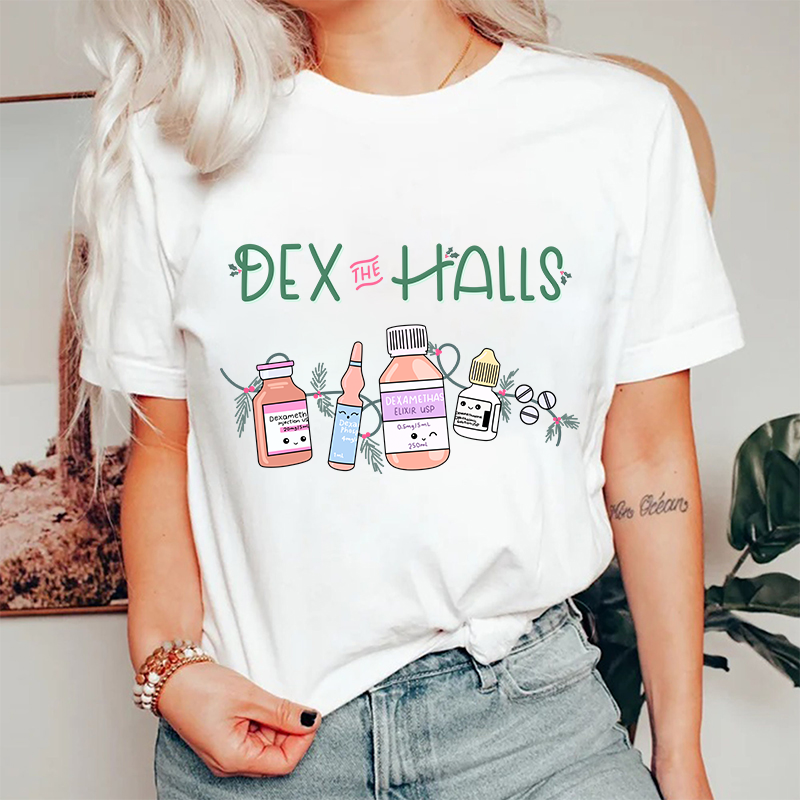Dex The Halls Nurse T-Shirt