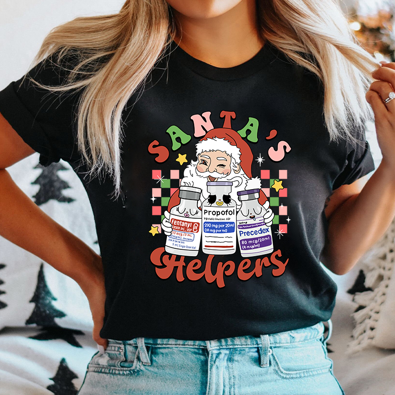 Santa's Helpers Nurse T-Shirt